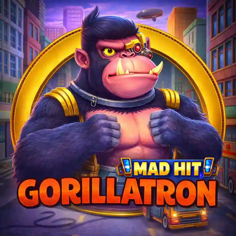 Mad Hit Gorillatron slot game interface